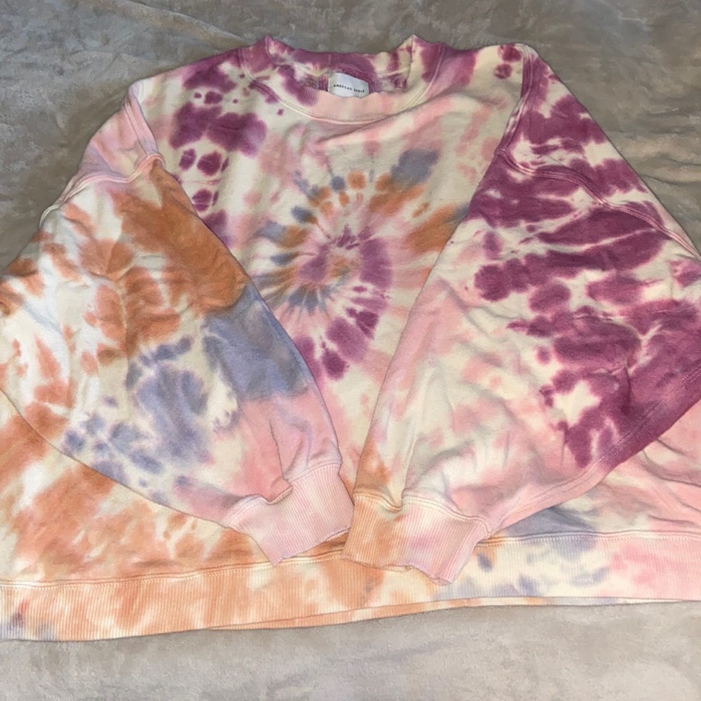 American Eagle Tie-dye Sweatshirt long sleeve oversized